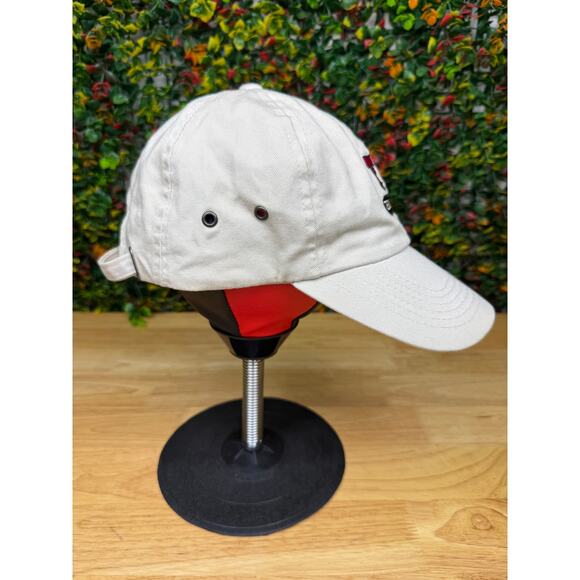 Texas Tech Red‎ Raiders NCAA Jones and Mitchell Sportswear Hat 23 White Cream - Picture 6 of 9